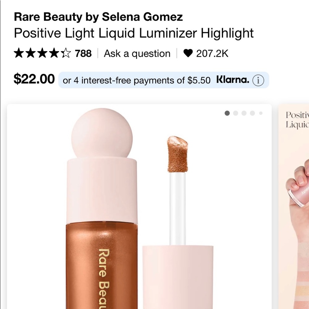 Rare Beauty Liquid Luminizer Color Reflect